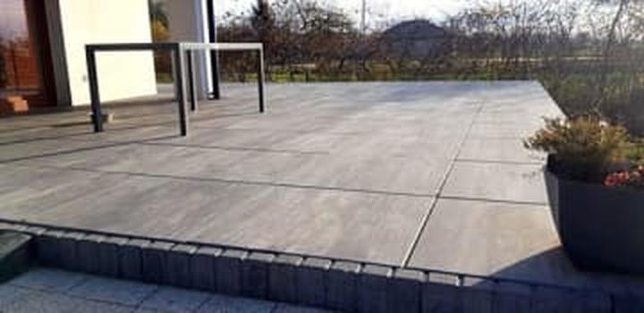 Taras z kostki brukowej