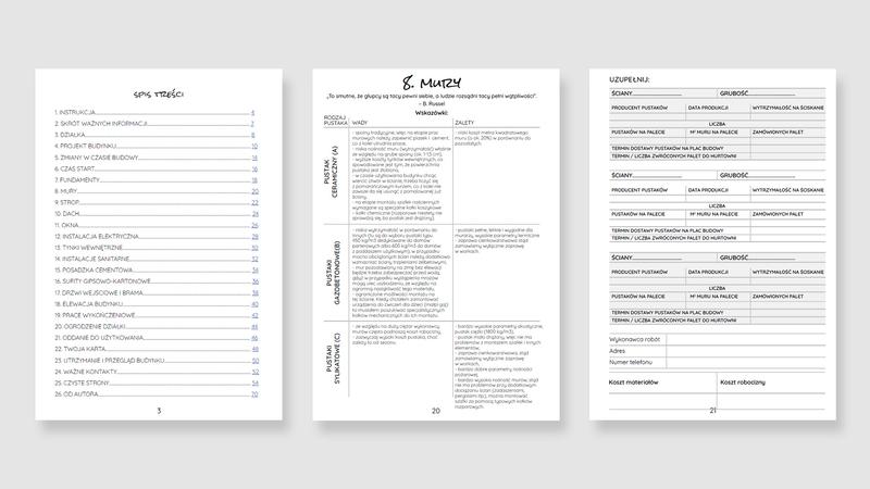 Twój niezawodny notatnik na każdym etapie budowy domu
