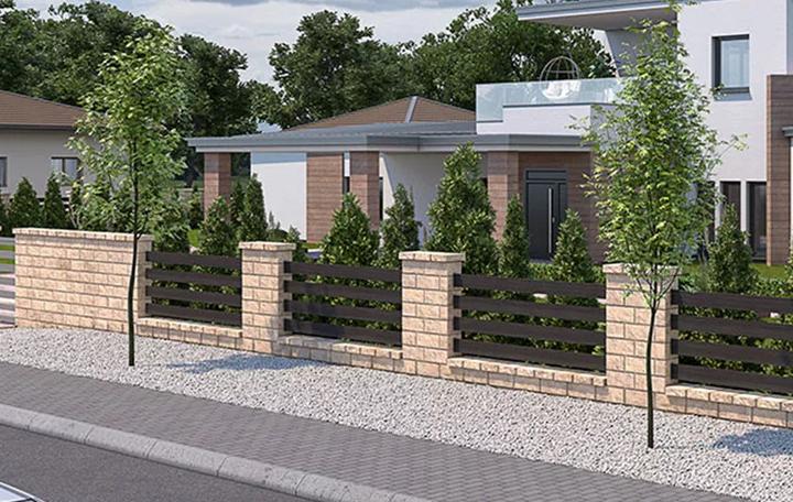 Fundament ogrodzenia metalowego