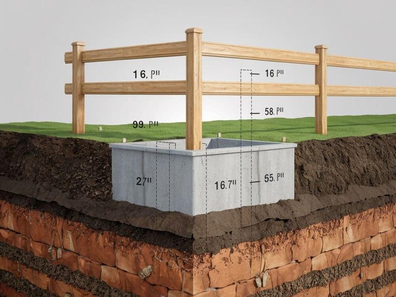 Głębokość fundamentu ogrodzenia