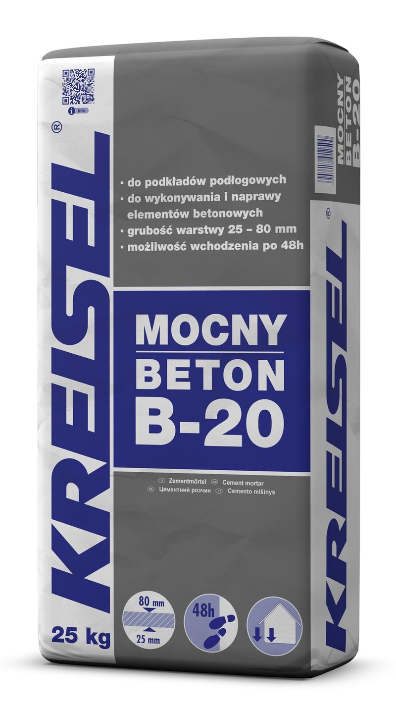 Obliczanie ilości betonu B20